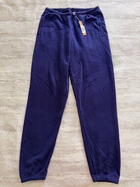 Skims Women Purple Fleece Jogger Pants - Comfortable Everyday Sweatpants Size S